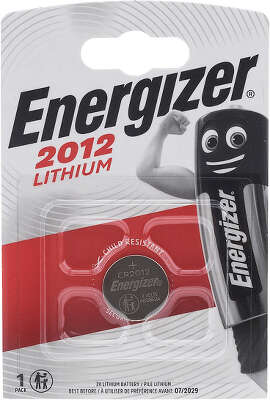 Элемент питания Energizer CR2012 BL1 Lithium 3V (1 шт в блистере)