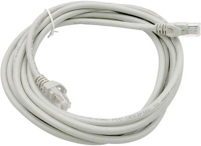 Патч-корд Buro UTP-6-3M-G UTP 4 пары cat.6 CCA molded 3м серый RJ-45 (m)-RJ-45 (m)