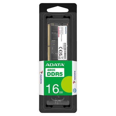 Оперативная память ADATA DDR5 SO-DIMM 16GB 4800MHz 1*16GB 40-40-40 SINGLE TRAY