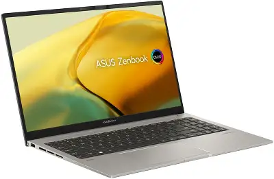 Ноутбук Asus Zenbook 15 OLED UM3504DA-MA197 Ryzen 5 7535U 16Gb SSD512Gb AMD Radeon 660M 15.6" OLED 2.8K (2880x1620) без ОС grey WiFi BT Cam Bag (90NB1163-M007B0)
