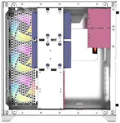 Корпус PowerCase CVWA-L4, белый, ATX, Без БП (CVWA-L4)