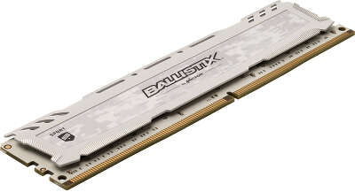 Модуль памяти DDR4 DIMM 8Gb DDR3000 Crucial Ballistix Sport LT White (BLS8G4D30AESCK)