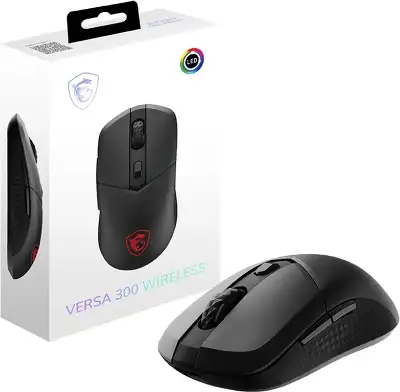 Мышь MSI VERSA 300 W MS-8ZBD черный оптическая 8000dpi беспров. BT/Radio USB 5but (S12-4301260-CLA)