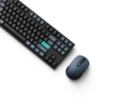 Беспроводной комплект Keychron B33 + BM25 Combo - классическая TKL (80%) ножничная клавиатура B33 и мышь BM25, 3 типа подключения, оба устройства используют один беспроводной адаптер.