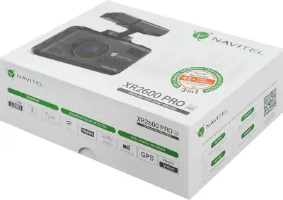Видеорегистратор с радар-детектором Navitel XR2600 PRO GPS черный