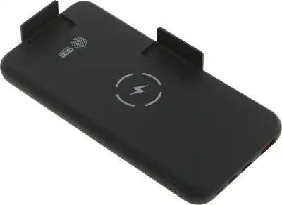 Мобильный аккумулятор Cactus CS-PBFSQT-10000 10000mAh QC/PD 18W 3A USB-A/USB-C беспров.зар. черный