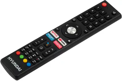 Телевизор QLED Hyundai 50" H-LED50QBU7500 Android TV Frameless черный/серебристый 4K Ultra HD 60Hz DVB-T DVB-T2 DVB-C DVB-S DVB-S2 USB WiFi Smart TV