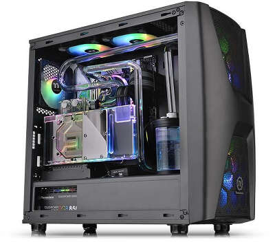 Корпус Thermaltake Commander C34 TG ARGB, черный, ATX, Без БП (CA-1N5-00M1WN-00)