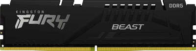 Модуль памяти DDR5 DIMM 16384Mb DDR5200 Kingston FURY Beast Black (KF552C40BB-16)