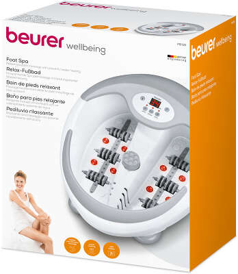 Гидромассажная ванночка для ног Beurer FB50 390Вт белый (637.10)