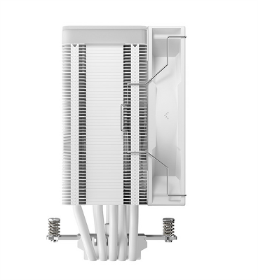Кулер для процессора DEEPCOOL AG500 WH ARGB V2 LGA1700/1200/115X/AM5/AM4 (12шт/кор, TDP 240W, PWM, ARGB Fan 120mm, 5 тепл. трубок, белый) RET