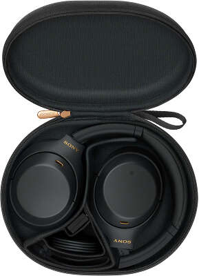 Беспроводные наушники Sony WH-1000XM4 с шумоподавлением, чёрные