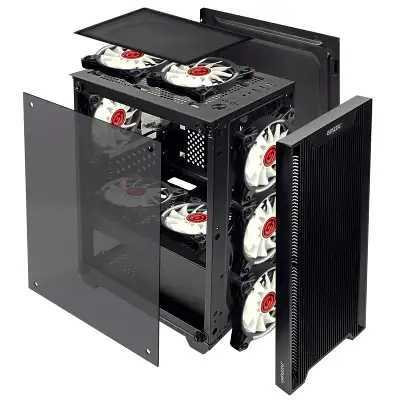 Корпус Ginzzu CL550 mATX, без БП