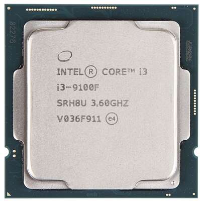 CPU Intel Core i3-9100F Coffee Lake OEM {3.60Ггц, 6МБ, Socket 1151v2} CM8068403358820/CM8068403377321