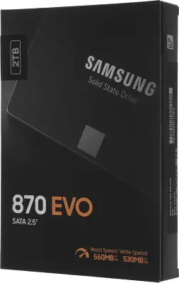 Накопитель SSD Samsung SATA-III 2TB MZ-77E2T0BW 870 EVO 2.5