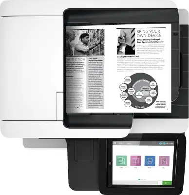 МФУ лазерный HP LaserJet Enterprise M528dn (1PV64A) A4 Duplex Net белый