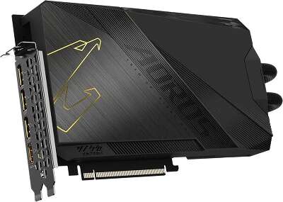 Видеокарта GIGABYTE NVIDIA nVidia GeForce RTX 4090 AORUS XTREME WATERFORCE 24Gb DDR6X PCI-E HDMI, 3DP