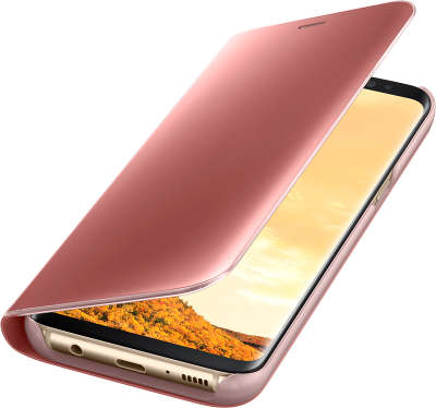 Чехол Samsung для Samsung Galaxy S8 Clear View Standing Cover, розовый (EF-ZG950CPEGRU]