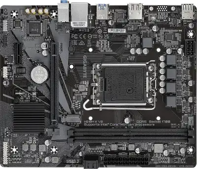 Материнская плата Gigabyte H610M K V2 Soc-1700 Intel H610 2xDDR5 mATX AC`97 8ch(7.1) GbLAN+HDMI+DP