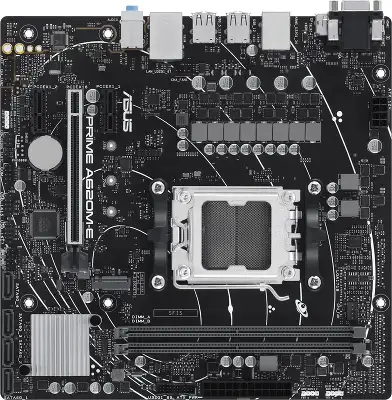 Материнская плата Asus PRIME A620M-E-CSM Socket AM5 AMD A620 2xDDR5 mATX AC`97 8ch(7.1) GbLAN RAID+VGA+HDMI+DP