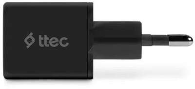 Сетевое зарядное устройство TTEC SmartCharger Pro 20W PD USB-C Travel Charger. Цвет: черный