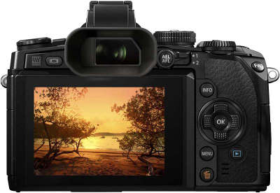 Цифровая фотокамера Olympus OM-D E-M1 Black Kit (M.Zuiko 12-50 мм)