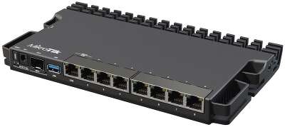 Маршрутизатор MIKROTIK RB5009UG+S+IN RouterBORD 5009UG+S+ with Marvell Armada ARMv8 CPU (4-cores, 1.4GHz per core), 1GB of DDR4 RAM, 1GB NAND storage, 1x 2.5Gbit LAN, 7x 1Gbit LAN, 1xSFP+ port, RouterOS L5, metal desktop case, PSU (007148) {20}