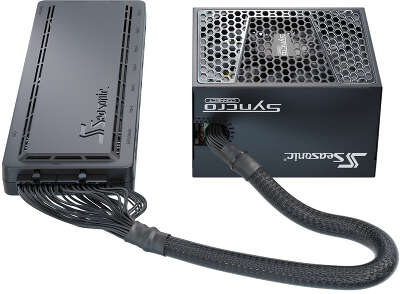 Корпус SEASONIC SYNCRO Q704 PLATINUM, черный, ATX, 850W (SYNCRO DPC-850 (SSR-850FB)