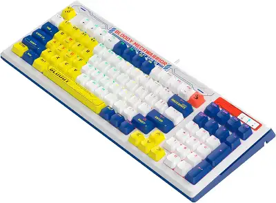 Клавиатура A4Tech B950 механическая синий USB for gamer LED кабель 1.8м