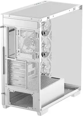 Корпус Deepcool CG580 4F WH белый без БП ATX 6x120mm 3x140mm 2xUSB3.0 audio bott PSU