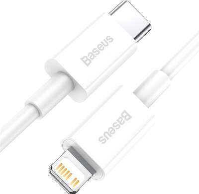 Кабель Baseus Superior 20W USB-C to Lightning, 1 м, White [CATLYS-A02]