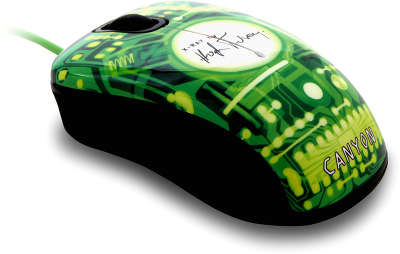 Мышь CANYON CNL-MSO07 X-ray Black,Green