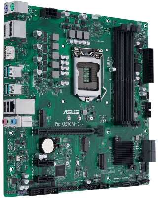 Материнская плата ASUS PRO Q570M-C/CSM LGA1200 mATX 4xDDR4 PCIEx16 2xPCIEx1 2xM.2 DP HDMI GLAN (165248)