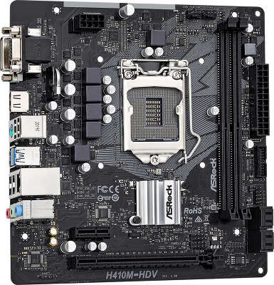 Материнская плата mATX LGA1200 ASRock H410M-HDV R2.0