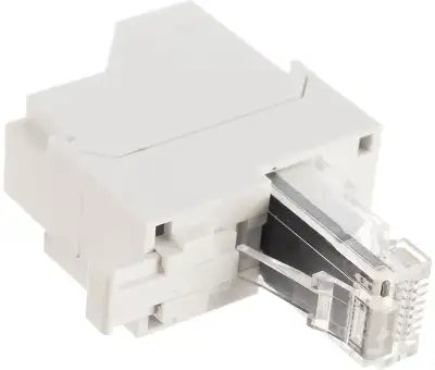 Адаптер Lanmaster TWT-T-U2-U2 белый