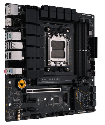 Материнская плата ASUS TUF GAMING B650M-E, AM5, B650, 4*DDR5, 4*SATA, 2*M.2, 3*USB 3.2, 4*USB 2.0, Type-C, 2*PCIx16, 2*PCIx1, 2*DP+HDMI, mATX; 90MB1FU0-M0EAY0