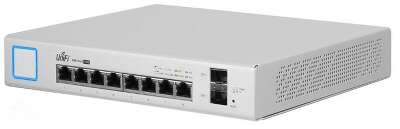 Коммутатор Ubiquiti UniFi Switch US-8-150W, управляемый, установка в стойку, PoE: 8шт.x30W (макс. 150W)
