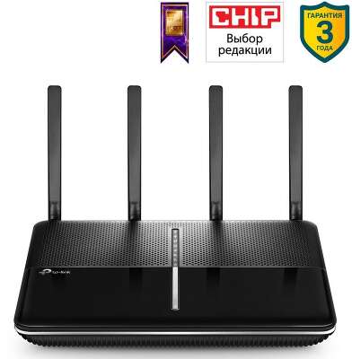 Маршрутизатор беспроводной TP-Link Archer C3150 AC3150 10/100/1000BASE-TX/4G ready черный