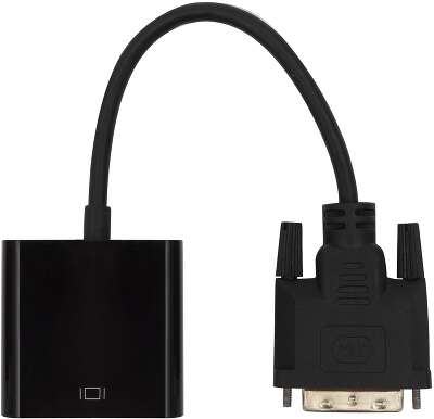 Bion Переходник с кабелем DVI-D - VGA Digital, 25M/15F, 15см [BXP-A-DVID-VGAF-01]