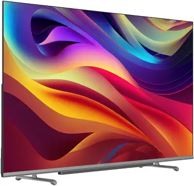 Телевизор QLED Digma Pro 43" QLED 43L Google TV Frameless черный/серебристый 4K Ultra HD 120Hz HSR DVB-T DVB-T2 DVB-C DVB-S DVB-S2 USB WiFi Smart TV