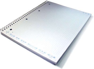 Набор терадей (4 шт.) Livescribe Grid Notebook №1-4 формата А4 для Smartpen [ANX-00004]
