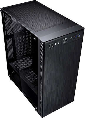 корпус Accord 3407 black w/o PSU ATX 8x120mm 2xUSB2.0 1xUSB3.0 audio bott PSU