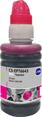 Чернила CACTUS 100ml /L100 [CS-EPT6643], Magenta