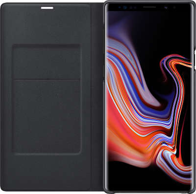 Чехол-книжка Samsung для Samsung Galaxy Note 9 LED View Cover, черный (EF-NN960PBEGRU)
