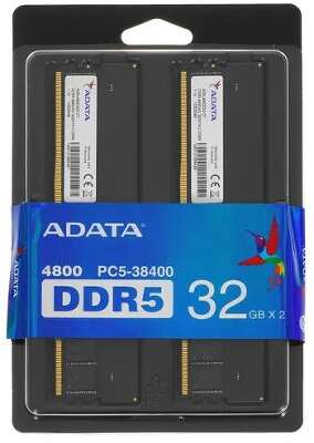 Набор памяти DDR5 DIMM 2x32Gb DDR4800 ADATA (AD5U480032G-DT)