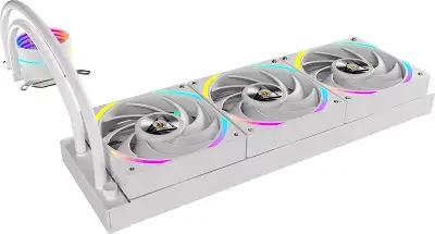 Система водяного охлаждения Formula Oasis L360 ARGB Soc-AM5/AM4/1200/2066/1700/1851 белый 4-pin 1-27dB Al+Cu 360W Ret (OASIS L360 ARGB WH)