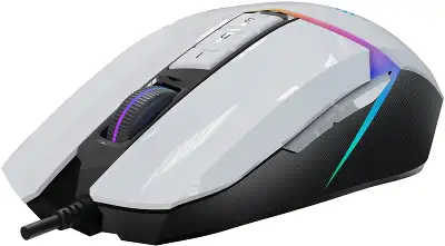 Мышь A4Tech Bloody W60 Max белый оптическая 10000dpi USB 10but (W60 MAX (PANDA WHITE))