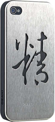 Чехол Ozaki iCoat Good Life Master для iPhone 4/4S, серебристый [IC862BMA]