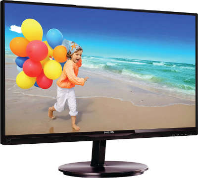 Монитор 22" Philips 224E5QSB (00/01) черный AH-IPS