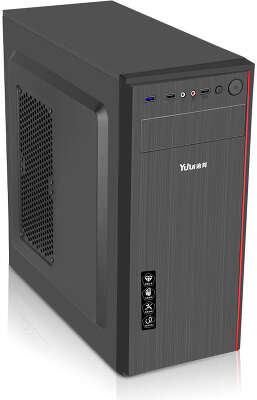 Корпус Accord JP-II черный без БП ATX 6x120mm 2xUSB2.0 1xUSB3.0 audio